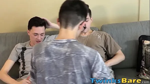 Best Lusty twink needs two bare dicks to satisfy his needs cool Tube