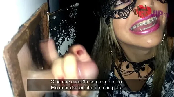 Meilleur Cristina Almeida invite des fans inconnus à participer à Gloryhole 4 dans la cabine de cinéma cinema kratos au centre de são paulo, elle maudit beaucoup son mari excité pendant qu'il se filme prendre du laittube sympa