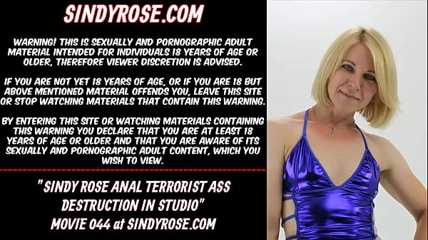 El mejor Sindy Rose anal terrorista destrucción de culo en estudio y prolapsotubo genial