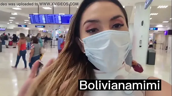 No pantys at the airport .... watch it on bolivianamimi.tv สุดยอด Tube ที่ดีที่สุด