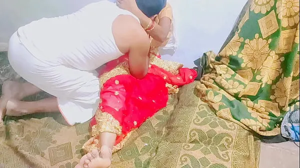 Nejlepší Late night sex with Telugu wife in red sari cool Tube