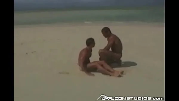 Falcon Remastered: Sexiest Vintage Sex Scene On The Beach (1997) - FalconStudios Tiub sejuk terbaik