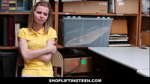 بہترین ShopliftingTeen - Petite Blonde Shoplifter Teen Sex With Creepy Guard After Strip Search کول ٹیوب