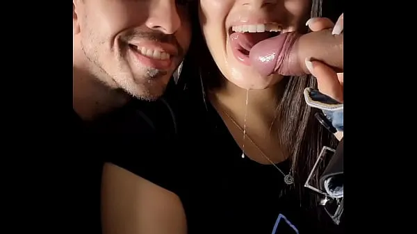 أفضل Hotwife makes a nice oral and gets cum in the mouth she humiliates the cuckold Arthur Urso who swallows everything Luana Kazaki أنبوب رائع