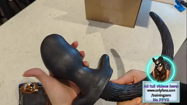 Najboljša New Buttplug Order Unboxing Huge Sex Toys Miss Raven Training Zero Femdom FLR Bondage BDSM Butt Plug Silicone Puppy Play kul tube