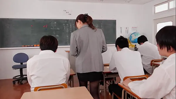 Married Teacher Reiko Iwai Gets 10 Times More Wet In A Climax Class Where She Can't Speak