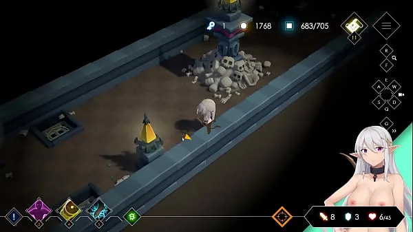 En iyi HGAME-Escape Dungeon 2-銀月蒼狼 蘇拉爾-2~與獸人用奇特的姿勢做愛!被大屌幹到一直求饒!最後射精在小穴裡 havalı Tüp