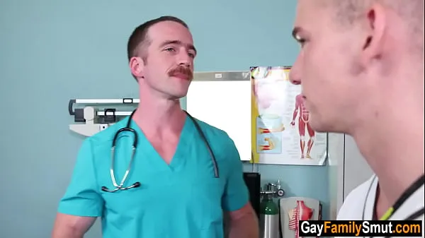 Best Gay stepson examinded and fucked by doctor stepdad cool Tube