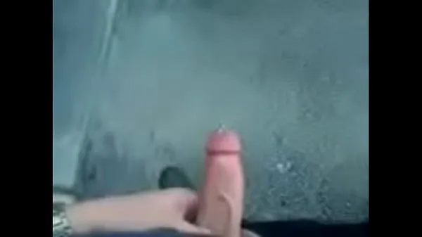 Najlepšie Stroking my cock outside the shop until I blow my load chladná trubica