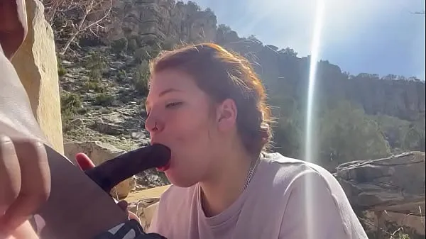 أفضل Blowjob in canyon أنبوب رائع